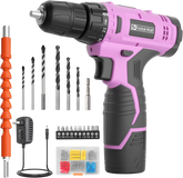 Fadakwalt Cordless 12V Drill Kit with Battery and Charger Fadakwalt