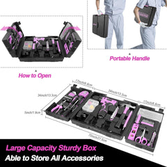 Fadakwalt includes a variety of tools suitable for furniture installation, small repairs, and home DIY projects.