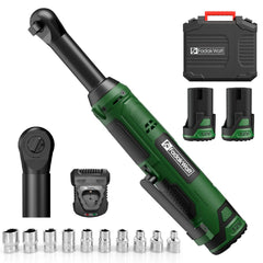 Fadakwalt Cordless Electric Impact Wrench Set, Easy to Carry, Powerful
