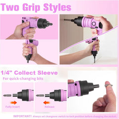 Fadakwalt cordless drill with quick drill bit change function, easy to operate and time-saving