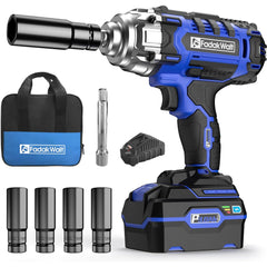 The cordless design is easy to carry and suitable for outdoor work and car maintenance.