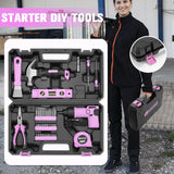 Load image into Gallery viewer, 40pcs Electric Screwdriver kit with 3.6V USB Electric Screwdriver and drill set, Complete general tool set cordless screwdriver set Rechargeable for Home with Storage Toolbox