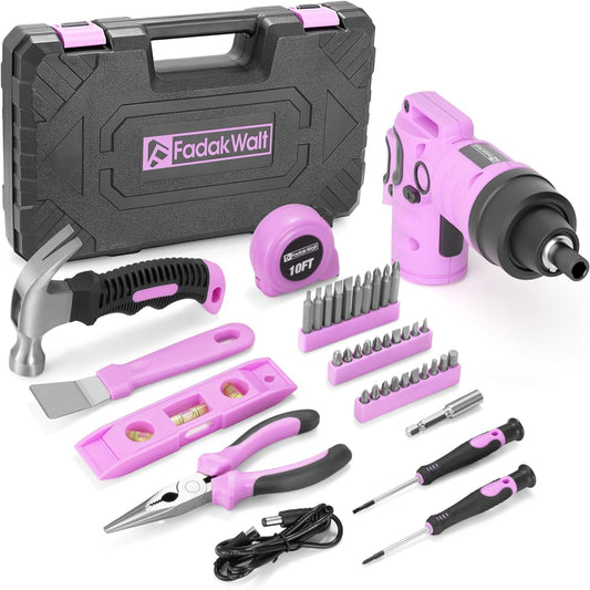 Fadakwalt Compact 40-Piece Tool Set, Suitable for Home, Dormitory, and Small Projects