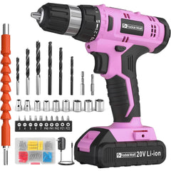 Fadakwalt 20V Cordless Drill, lightweight and powerful, suitable for a variety of household and industrial tasks.